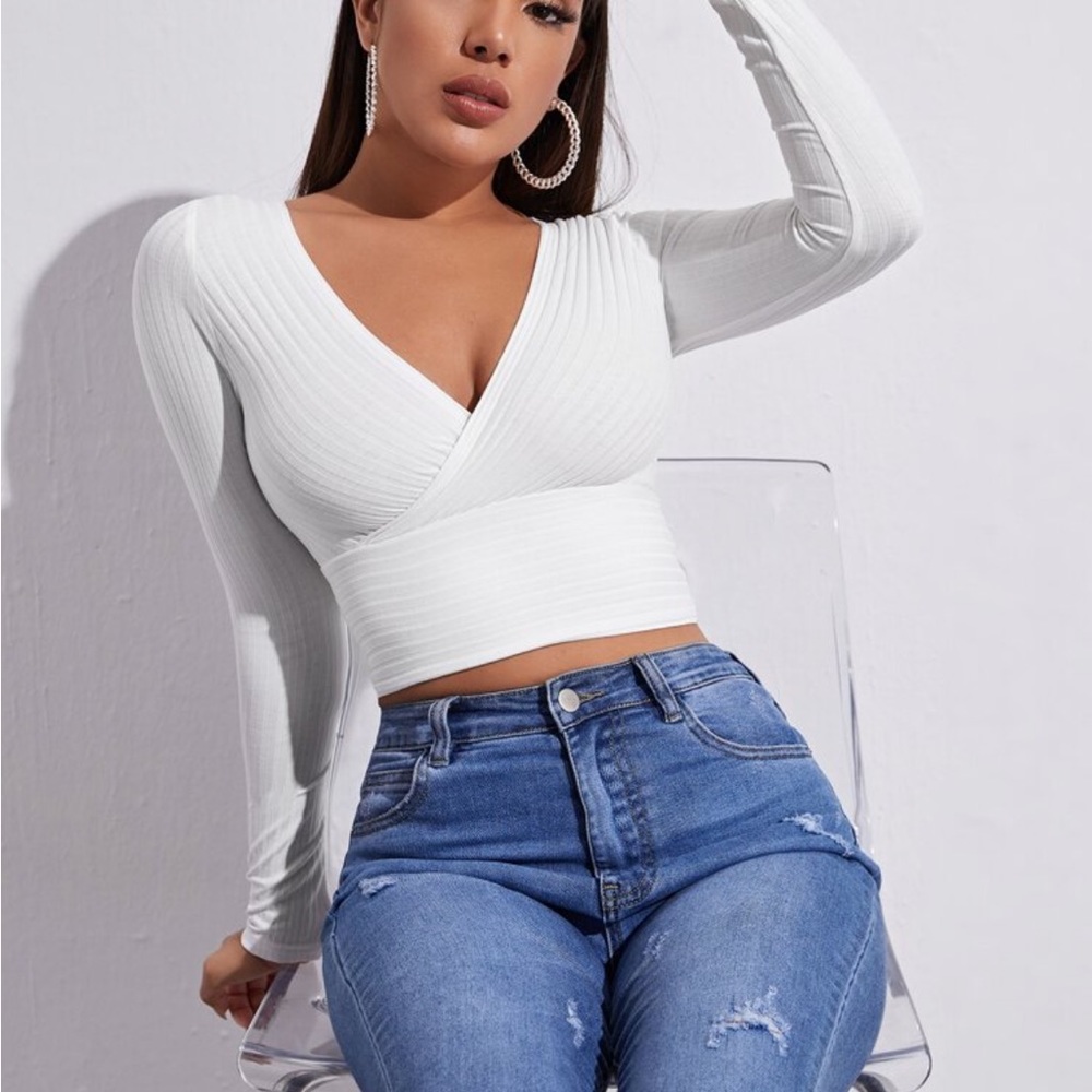 White v neck